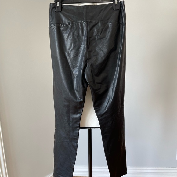 Boston Proper faux leather pull on pants size small rocker date night - Picture 7 of 14